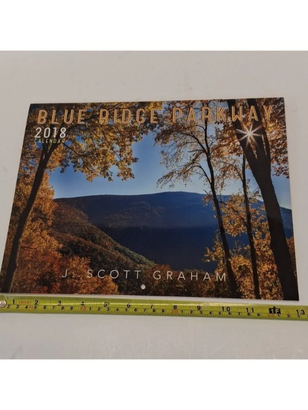 2018 Blue Ridge Parkway Wall Calendar J Scott Graham Scenic Appalachian Mtns GUC